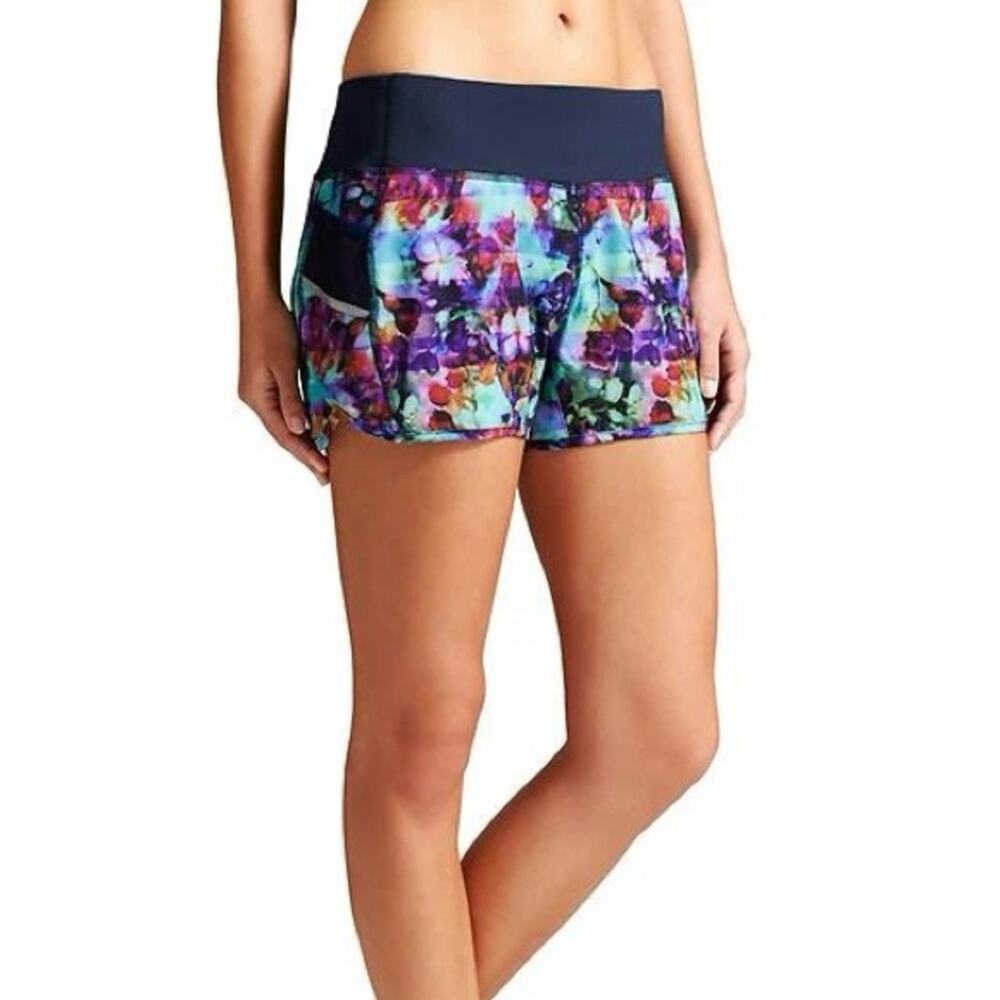 Athleta Flora Fade Ready Set Shorts size Small